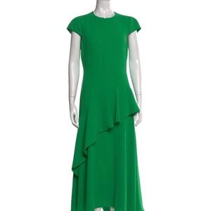 Me &Em size 8 green zip front maxi dress